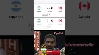 Argentina VS Canada 😂 #copaamerica #canada #messi #argentina #alvarez