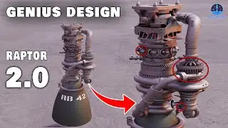 SpaceX Starship's New Raptor engine is an engineering genius & the best Ever Made!