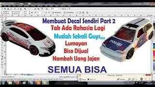 Cara Membuat Decal Diecast | Hotwheels Part 2