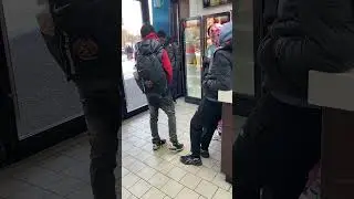 employee kicked the YN out the food restaurant same shit every day