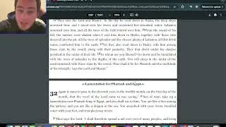 The Bible Every Day OSB- Ezekiel 31-33 w Commentary