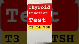 thyroid function test #tft #thyroid #thyroidproblems #hyperthyroidism #hypothyroidism #shorts #t3