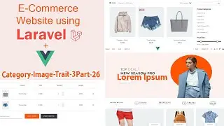 Part 26 |Build an E-commerce website using laravel with vue js | Category Image - Trait - 3