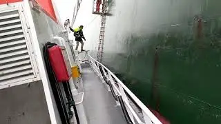 Pilot Boarding at Sea on a Ship ! Must Watch!