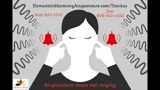 Acupuncture helps people with tinnitus/ear ringing