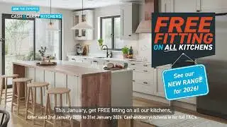 Looking for a New Kitchen in 2026? Free Fitting Ends 31st January