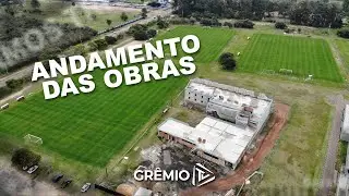 Obras no CFT Presidente Hélio Dourado chegam à 50% de conclusão l GrêmioTV