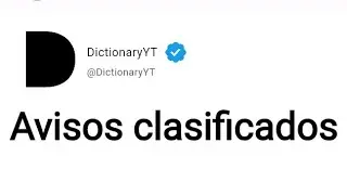 Avisos clasificados Meaning in English
