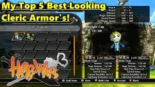 Happy Wars, My Top 5 Best Looking Cleric Armor's!