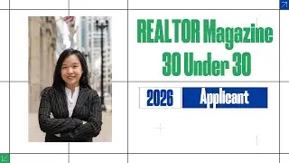 Cinny Chui; 2026 REALTOR Magazine 30 Under 30 Applicant