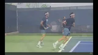 forehand Federer super slow motion