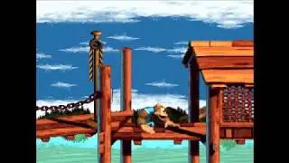 Donkey Kong Country 3 - Baboon-Bucht -  Kriechende Klasps