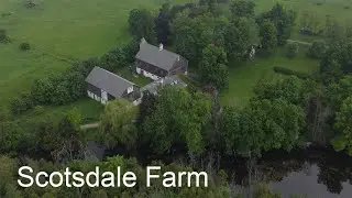 Scotsdale Farm, Georgetown Halton Hills, Ontario, Canada, 4K Drone Flyover