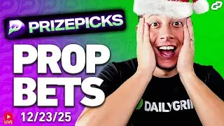 TOP PRIZEPICKS NBA, NFL, NHL, CBB & ESPORTS PLAYER PROPS for TODAY 12/23 | Sports Betting (LIVE)