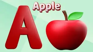 Learn The ABC Phonic Song with APPLE as Your First Lesson-ABC Songs, ABCD, Nursery Rhymes, Baby Song
