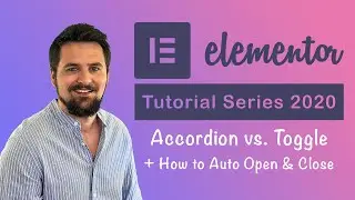 How to use Elementor Accordion & Elementor Toggle widgets