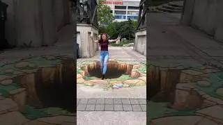When the chalk art is TOO real… #vfx