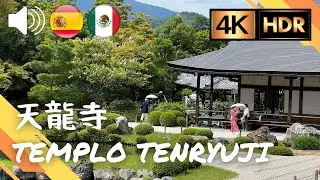 Templo Tenryuji en Kyoto, Jap&oacute;n - ES - 4K - HDR