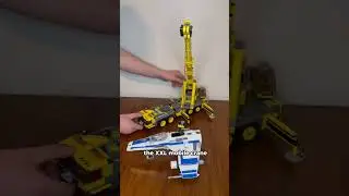 Which LEGO crane is stronger? #lego #legoshorts #youtubeshorts #shorts #afol #legocity #legoset