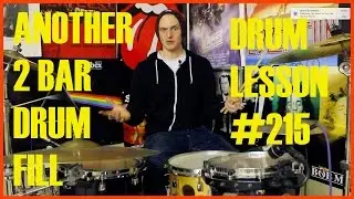 2 Bar Drum Fill - Intermediate  - Drum Lesson #215