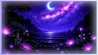 Starlight Cove 🌙 | Coastal Night Ambience for Relaxation & Focus