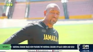 National Stadium Track Now Features the National Colours of Black, Green and Gold  | @CVMTVNews