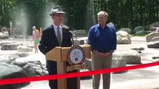 Belmont Selectman Adam Dash at the Opening of Beaver Brook Reservation
