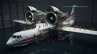 How The ENGINE Of Soviet's INCREDIBLE Seaplane Was Made