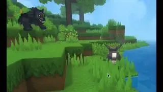 Saving a HYTALE Bunny from Wolves! (Wholesome Rescue Moment)