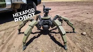 The Orwell hexapod robot.