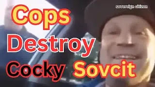 Этот классический суверенный гражданин. Полицейские полностью уничтожают этого высокомерного сове...