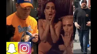 WWE Snapchat/IG Moments ft. John Cena, Nikki Bella, The Big Show, Becky Lynch n MORE