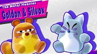 Kirby Star Allies Boss 9 - Goldon & Silvox