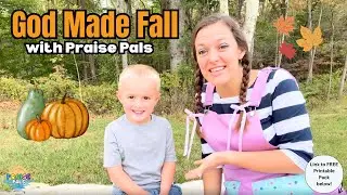 God Made the Fall! 🍂 Colors, Pumpkins & Songs with Praise Pals | Shine for Jesus | Bible fun 📖🍁