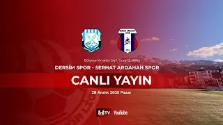 Dersim Spor - Serhat Ardahan Spor | Bölgesel Amatör Lig 1. Grup 12. Hafta | #CANLI YAYIN