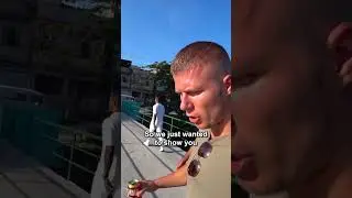 Гринго в бразильской фавеле! 🇧🇷