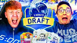 FIFA 22 - 25 миллионов монет на кону!! Истеричный 5-минутный FUT DRAFT против @ItsJames - ULTIMAT...