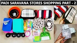 Padi Saravana Stores Shopping Part 2 | Price details | Storage containers | Shopping haul 2023 |tips