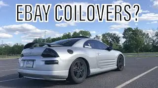 EBAY COILOVERS! ARE THEY WORTH IT??? FULL REVIEW OF MY 2003 ECLIPSE WITH MAXPEEDINGRODS COILOVERS!!!