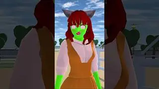 Zombie Hantu Mama and Mio 👍🤔😱 #sakuraschoolsimulator #sakura #vuralvideo #yutamio