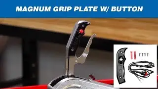 Боковая пластина B&M Magnum Grip Stealth с кнопкой (правая сторона) 81078