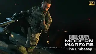 THE BUTCHER’S ULTIMATUM! 💀 | The Embassy | COD Modern Warfare 2019 4K 60FPS