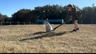 Destroying concrete blocks