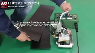Lesite Geomembrane Welder LST-GM1 Welding Operation