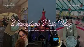 VLOG: Disneyland Paris Dia3 🐭✨ - Desayuno con las princesas, conociendo a Pooh y a Mickey!!