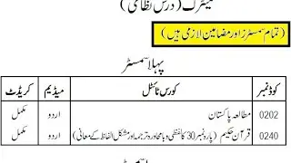 aiou matric all semester books | matric semester 1 ,2 ,3 ,4