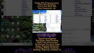 Python GUI, CLI program File Operations, Save to Text, Excel, SQL #python #vbdotnet #vbcode #pycharm