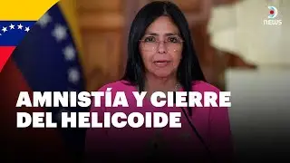 Delcy Rodríguez anunció una ley de amnistía general y el cierre de la cárcel del Helicoide | DNews