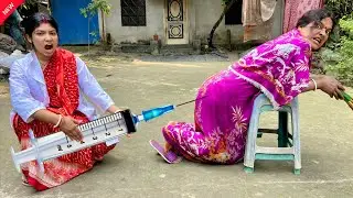 Injection Comedy Video 2026😂Must Watch Family Doctor Funny Video_Try To Not Laugh Ep-352 By@cdmama2