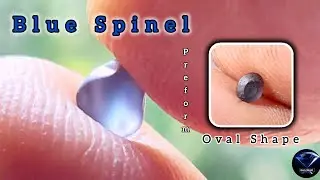 Blue Spinel Gemstone Preform